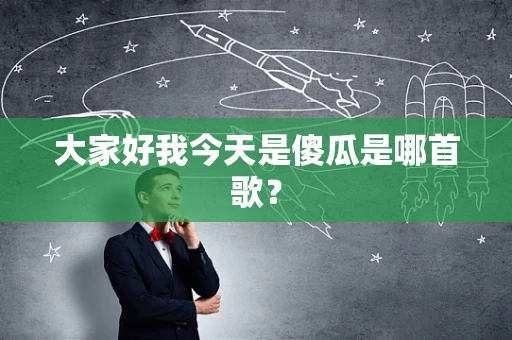 大家好我今天是傻瓜是哪首歌？