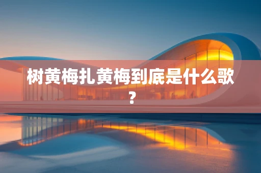 树黄梅扎黄梅到底是什么歌？