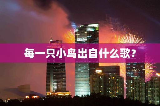 每一只小鸟出自什么歌？