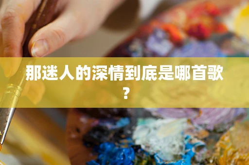 那迷人的深情到底是哪首歌？