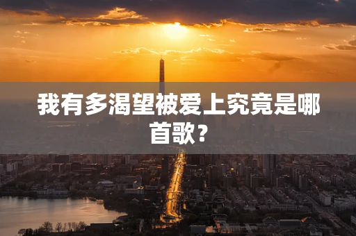 我有多渴望被爱上究竟是哪首歌？