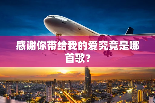 感谢你带给我的爱究竟是哪首歌？