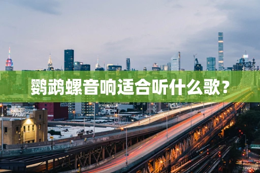 鹦鹉螺音响适合听什么歌？