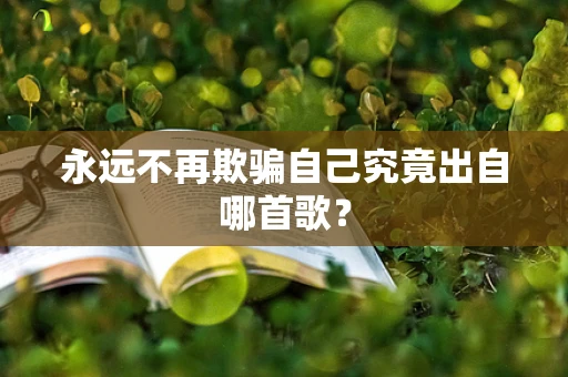 永远不再欺骗自己究竟出自哪首歌？