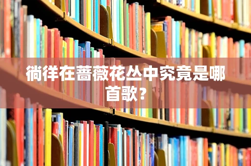 徜徉在蔷薇花丛中究竟是哪首歌？
