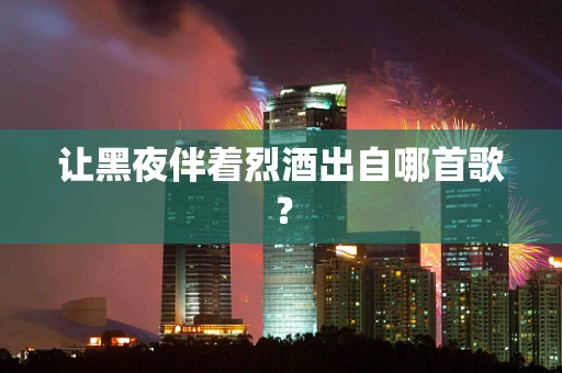 让黑夜伴着烈酒出自哪首歌？