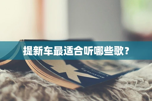 提新车最适合听哪些歌？
