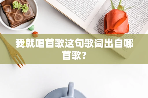 我就唱首歌这句歌词出自哪首歌？