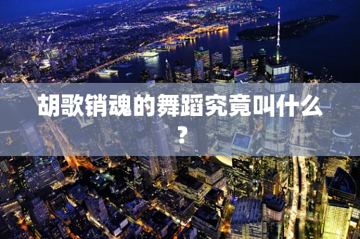 胡歌销魂的舞蹈究竟叫什么？