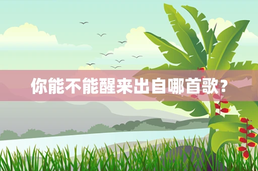 你能不能醒来出自哪首歌？