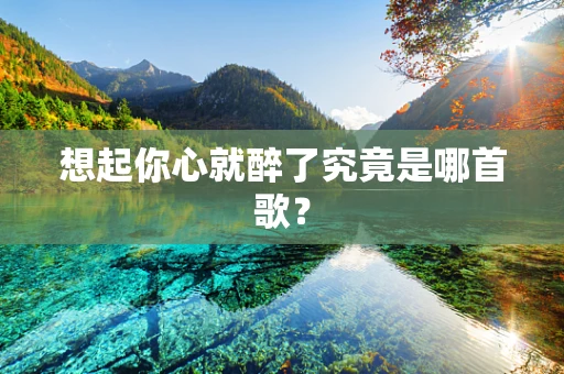 想起你心就醉了究竟是哪首歌？