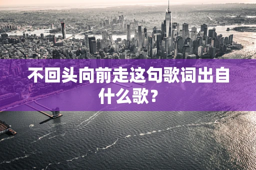 不回头向前走这句歌词出自什么歌？
