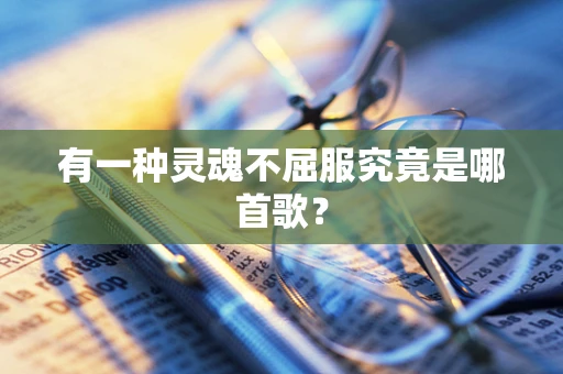 有一种灵魂不屈服究竟是哪首歌？