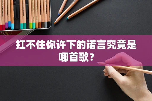 扛不住你许下的诺言究竟是哪首歌？