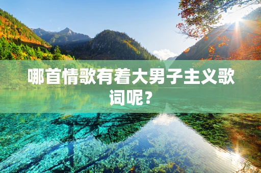 哪首情歌有着大男子主义歌词呢？