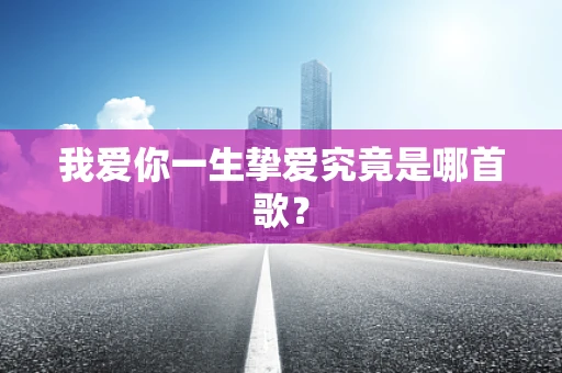 我爱你一生挚爱究竟是哪首歌？