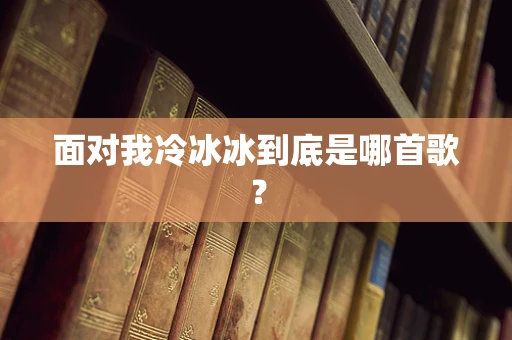 面对我冷冰冰到底是哪首歌？