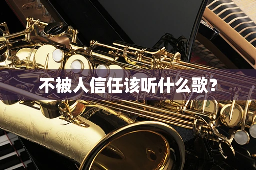 不被人信任该听什么歌？