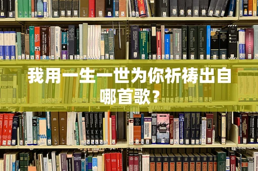 我用一生一世为你祈祷出自哪首歌？
