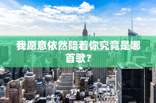 我愿意依然陪着你究竟是哪首歌？