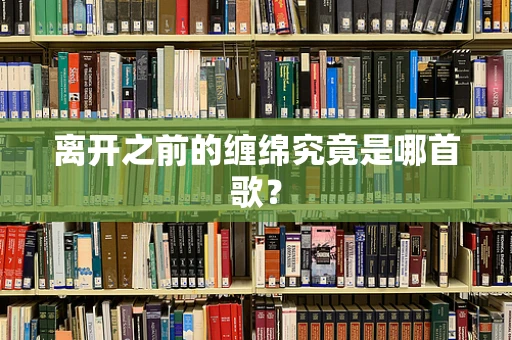 离开之前的缠绵究竟是哪首歌？