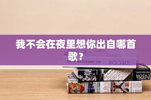 我不会在夜里想你出自哪首歌？