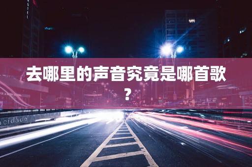 去哪里的声音究竟是哪首歌？