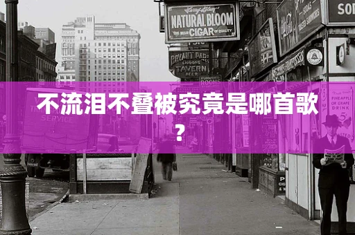 不流泪不叠被究竟是哪首歌？