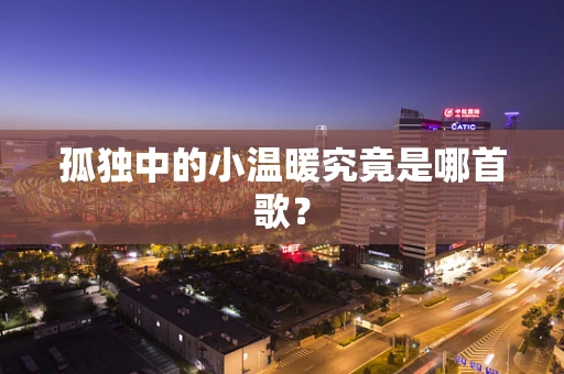 孤独中的小温暖究竟是哪首歌？