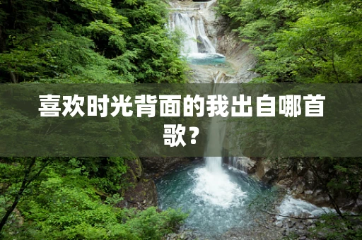 喜欢时光背面的我出自哪首歌？