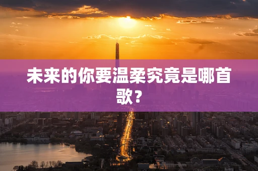 未来的你要温柔究竟是哪首歌？