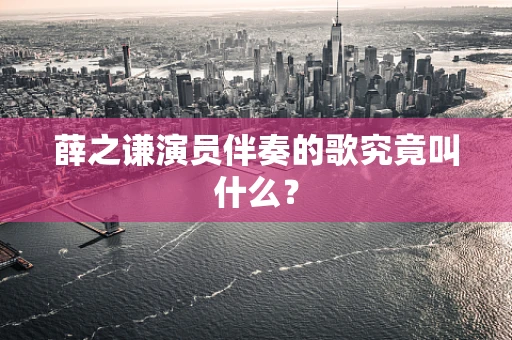 薛之谦演员伴奏的歌究竟叫什么？