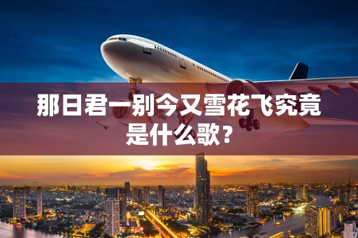 那日君一别今又雪花飞究竟是什么歌？