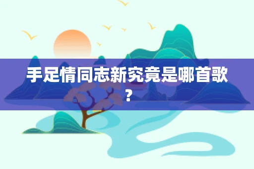 手足情同志新究竟是哪首歌？