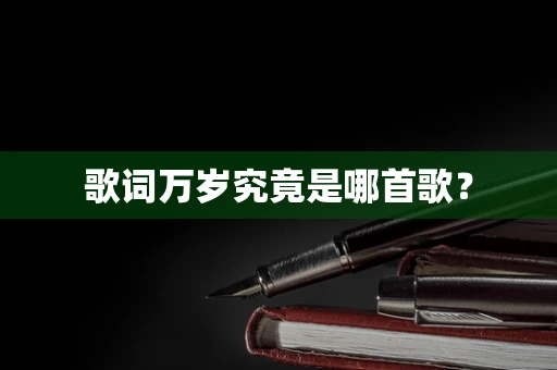歌词万岁究竟是哪首歌？