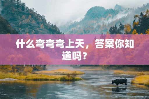 什么弯弯弯上天，答案你知道吗？