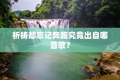 祈祷却忘记奔跑究竟出自哪首歌？