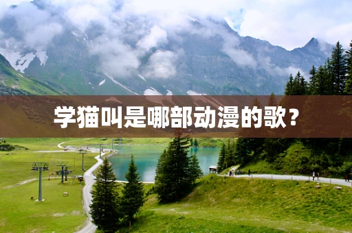 学猫叫是哪部动漫的歌？