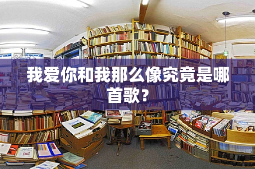 我爱你和我那么像究竟是哪首歌？