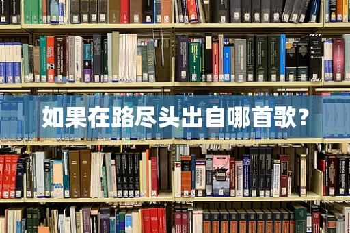 如果在路尽头出自哪首歌？