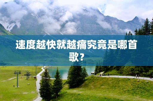 速度越快就越痛究竟是哪首歌？