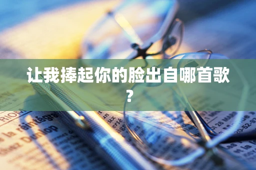 让我捧起你的脸出自哪首歌？