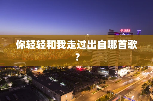 你轻轻和我走过出自哪首歌？