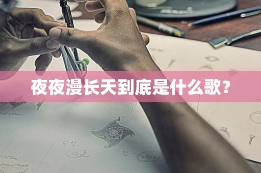 夜夜漫长天到底是什么歌？