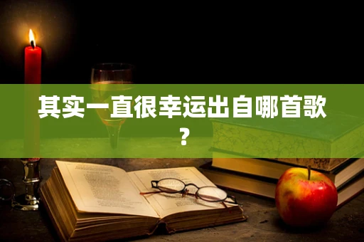 其实一直很幸运出自哪首歌？