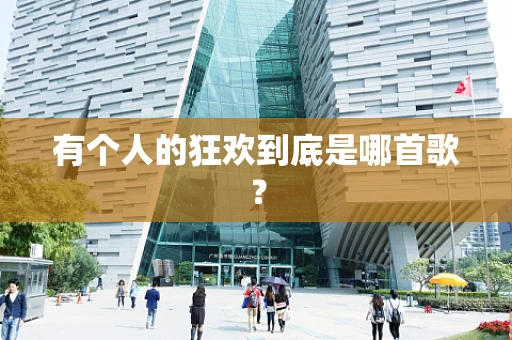 有个人的狂欢到底是哪首歌？