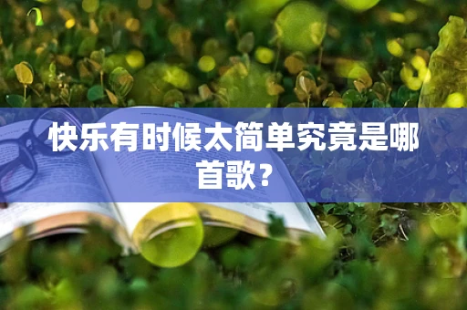 快乐有时候太简单究竟是哪首歌？