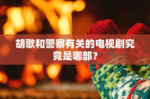 胡歌和警察有关的电视剧究竟是哪部？