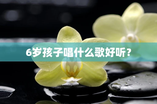 6岁孩子唱什么歌好听？