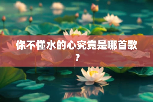 你不懂水的心究竟是哪首歌？